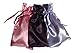 Tarot Bags: Wisdom and Insight Colors Satin Bundle of 3: Purple Lavender and Rose (5