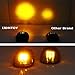 iJDMTOY 5pcs Amber LED Cab Roof Top Marker Running Lights Compatible With Truck SUV 4×4 (Black Smoked Lens Lamps)thumb 3
