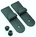 Quick Clip Pro J Clips Style Holster Under Belt Kydex Leather, Black w/Binding Post Screws Hardware