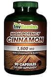 TNVitamins High Potency Cinnamon 1500 Mg 90 Capsules