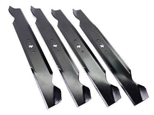 Rotary 4 Made in USA Blades for MTD Cub Cadet 742-04290, 942-04290, 742-04244, 942-04244, 942-04244A