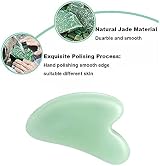 DEEINN Gua Sha Stone Massage Tool Jade Slimming Massager Green Heart Shape view 6