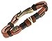 Regetta Jewelry Tribal Leather 15mm Men's Surf Wristband Bracelet