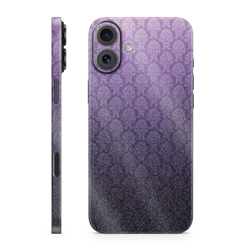 Glossy Glitter Phone Skin Compatible with Apple iPhone 16 Plus - Antique Purple…