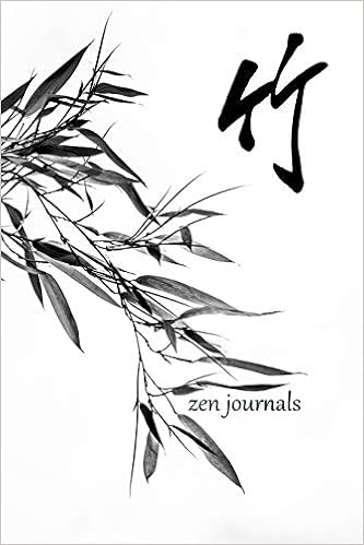 Zen Journals Bamboo Black And White 6 X 9 Zen Journals Martial