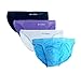 3x Nukleus Men's Mini Brief Premium Bamboo Silk 100% Organic Ultra Soft Plain