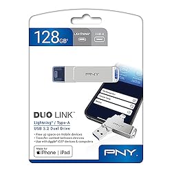 PNY 128GB Duo Link iOS USB 3.2 Dual Flash