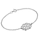 Sterling Silver Monogram Bracelet-custom Made with Any Initial!