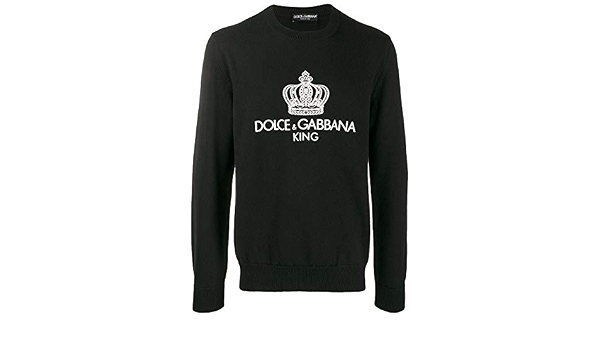DOLCE E GABBANA Luxury Fashion GX550ZJAVPCN0000 - Sudadera para hombre,  color negro, para otoño e invierno Negro 48: Amazon.es: Ropa