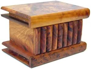 Caja mágica grande de Madera tuya marroquí longitud 15 ancho ...