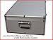 New Aluminum 840 Discs Movie Storage case for DVD Blu-Ray with Sleeves Silver