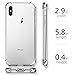 iPhone X Case, Ultra Thin and Slim Clear Soft TPU Bumper Hard Back Panel Anti-Scratch Protective Cover for Apple iPhone X 10 (Clear)