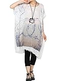 Mordenmiss Women's Summer Lightweight Plus Size Pullover T-shirt Cover-ups XL Light Brown