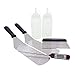 Yukon Glory™ Premium Heavy-Duty Griddle Cover for Blackstone 36 Inch Griddle and 6 Piece Griddle Tool Set, Complete Griddle Accessories Kit (6 Piece Griddle Tool Kit)