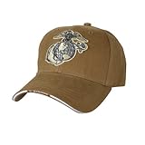USMC Coyote Brown Marine Corps Logo Cap