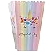 24 Unicorn Popcorn Boxes with Gold Foil For Birthday & Baby Shower Favors Magical Day Rainbow Unicorns Theme Treat Box Containers Party Supplies Decorations by Gift Boutique