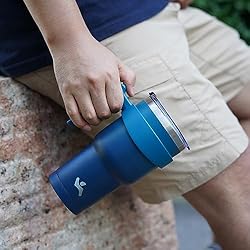 Konokyo 20 oz Tumbler with Handle and 2 Straw 2