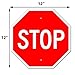 Mysignboards Stop Sign Aluminum Metal Road Highway Traffic 12X12” Street Signs Sale