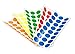 ChromaLabel 1/2 Inch Circle Sticker Labels, Easy to Write On Round Colored Stickers, Permanent Color Coding Label - 5 Assorted Colors Dot Labels, 1200 Colored Sticky Dots per Variety Pack