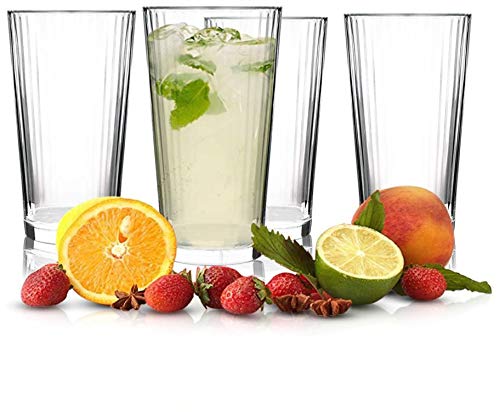 image for Circleware 40105 Hill Street Set of 8 Heavy Base Highball Tumbler Drin