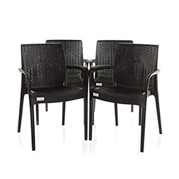 varmora Esquire Chair Black Color Set of 4