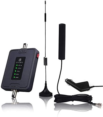 Cell Phone Signal Booster for Car, Truck and RV - Multiple Band Cellular Repeater Kit for All Carriers 2G 3G 4G LTE Boost Voice & Data Signal for Verizon AT&T T-Mobile (Band 2/4/5/12/13/17)
