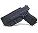 Hide It Deep IWB KYDEX Holster Fits: Glock 19/Glock 19x/Glock 23/Glock 32/Glock 45 (Gen 1-5) - Concealed Carry Holster (Black, Right Hand Draw)