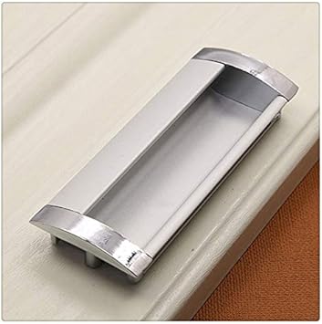 Amazon Com Kfz Modern Concealed Handles Recessed Drawer Pulls For Kitchen Cabinets Aluminium Alloy Furniture Cabinet Hardware Hao 5802 Door Knobs 5 3 78 Hole Center Home Kitchen
