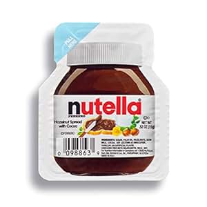 Amazon.com : Ferrero Nutella Hazelnut Spread, Single Serve
