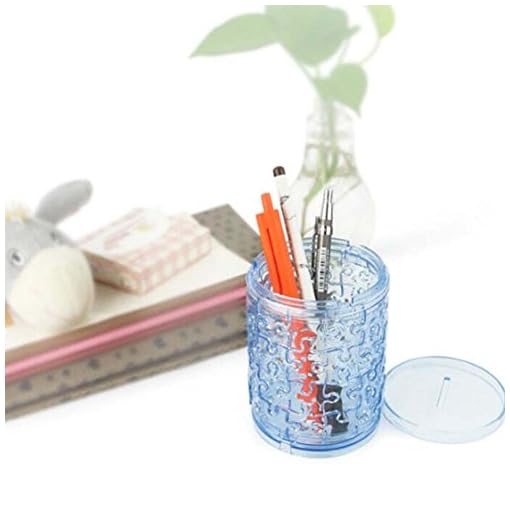 Hooray Service 3D Crystal Puzzle Building Blocks Blue Pen Case Piggy Bank Educational Toy for Kids - Image 4