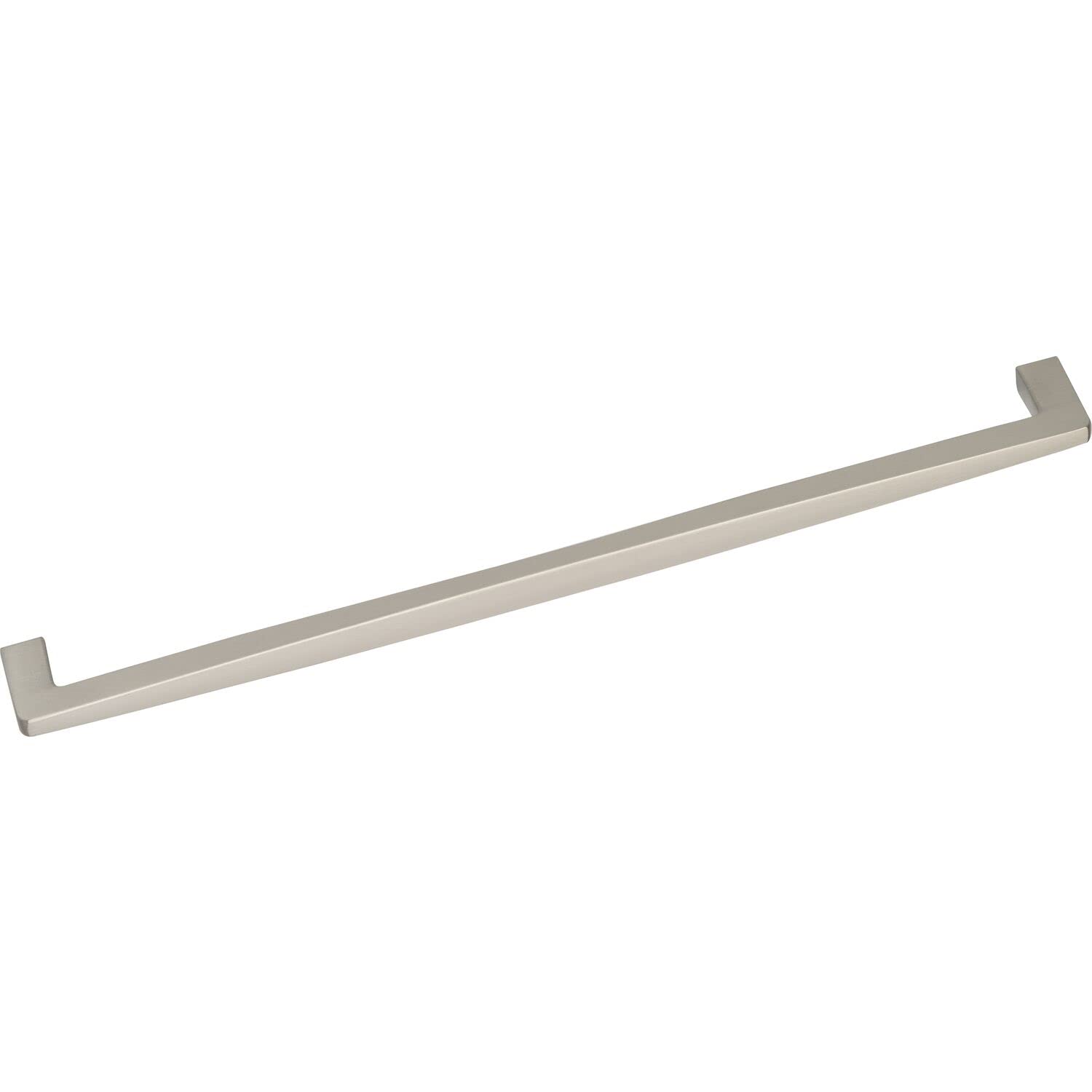 OBF Grimme Ellef 72266918 Furniture Handle (Barell), Width 268 mm, Cupboard Handle, ZN Stainless Steel Effect, Matte, Silver, Hole Spacing 256 mm