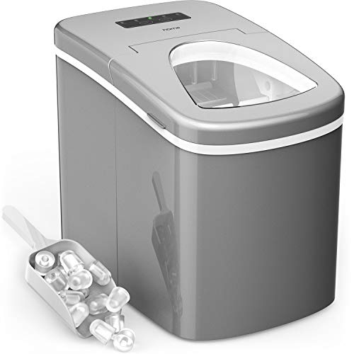 hOmeLabs Portable Ice Maker Machine for Countertop - Makes 26 lbs of Ice per 24 hours - Ice Cubes re hOmeLabs Portable Ice Maker Machine for Countertop - Makes 26 lbs of Ice per 24 hours - Ice Cubes re