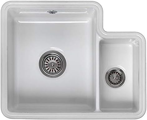 Reginox Tuscany 1 5 Bowl White Ceramic Undermount Kitchen Sink Kitchen Bath Fixtures Diy Tools Cate Org