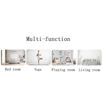 Beautiful Mermaid & Unicorn Fish Pattern Area Rug for Living Room Bedroom Playing Room 5'x6' 41cplhPqCiL