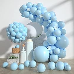 Styirl Baby Light Blue Balloons - 100 pcs