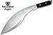 Snake Eye Tactical Full Tang Heavy Duty Handmade G-10 Handle Fixed Blade Kukri Knife Outdoors Hunting Camping Fishing (Silver)