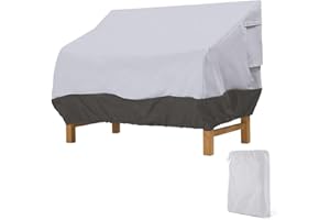 Waterproof Patio Loveseat Cover Patio Lounge Bench Covers Waterproof, Garden Loveseat Furniture Protection Cover, Wind-Resist