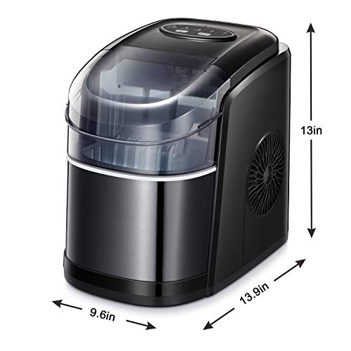Tavata Countertop Portable Ice Maker Machine with Selfclean Function