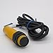 Taiss/ M18 Infrared Ray Diffuse Reflection Photoelectric Switch Sensor Optical Three Lines 6-36VDC NPN NO Proximity Switch Inductive Distance 10 cm E3F-DS10C4
