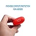 AirPods Case Protective, FRTMA AirPods Silicone Skin Case with Sport Strap Compatible with Apple AirPods (Red)