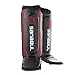 Sanabul Essential Hybrid Sleeve Kickboxing Shin Guards for MMA Shin Guards Muay Thai Shinguards - Red, L/XL