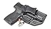 Concealment Express IWB Holster fits S&W Shield 45 | RH | CF BLK KYDEX | USA Made | Rounded Gear