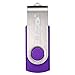 MECO 10Pcs 8GB 8G USB 2.0 Flash Drive Memory Stick Fold Storage Thumb Stick Pen Swivel Design Purple
