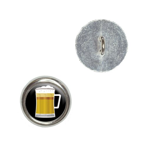 Beer Frosty Mug Metal Craft Sewing Novelty Buttons - Set of 4