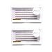 2 Trays Individual Eyelashes 2D Y C Curl 0.07mm Cluster Eyelash Extensions Volume 8-12mm Mixed Length, Natural and Soft Premade Volume Lashes Extensions Salon Perfect Use by OBEYA
