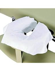 Huini Disposable Headrest Covers Soft Face Cradle Covers Non-Sticking for Massage Tables & Chairs 100 count