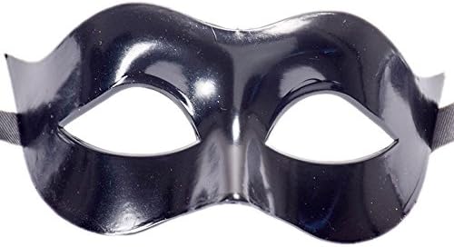 Rehot Mens Masquerade Mask Vintage Half Face Party Mask Mardi Gras Christmas Halloween Mask (Black 3)