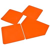 Cintz Baseball Throw Down Base - Multiple Style and Colors (Orange Throw Down Base Set)