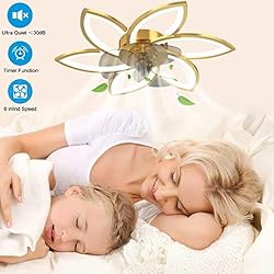 LENIVER 30" Smart Ceiling Fan with Lights Remote