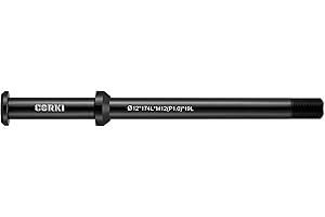 corki Cycles Thread Pitch 1.0mm*12mm Bike Hubs Thru Axle Adapter Boost Forks (12mm x 120/124/138/160/168/174/180/185mm) for Rod MTB Grave Bicycle Front Rear Wheel